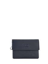 Portefeuille Original N Leder Nathan baume Blauw original n 155N