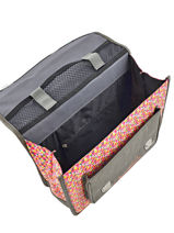 Boekentas 1 Compartiment Cameleon Blauw retro PBRECA32-vue-porte