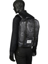 Rugzak 1 Compartiment Herschel Grijs classics PBG10066-vue-porte