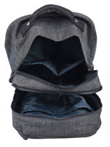 Rugzak Op Wieltjes Sari 2 Compartimenten Kipling Blauw back to school 16310-vue-porte