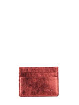 Kaarthouder Leder Etincelle Iris�e Etrier Rood etincelle irisee EETI011