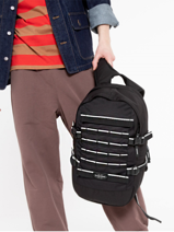 Rugzak Floid Tact 1 Compartiment Eastpak Zwart core series K24F-vue-porte