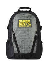 Rugzak 2 Compartimenten Superdry Zwart backpack men M91009MR