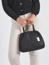 Handtas Ecuyer Leder Etrier Zwart ecuyer EECU13-vue-porte