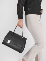 Handtas Blazer Leder Etrier Zwart blazer EBLA001L-vue-porte