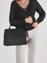 Handtas Alezan Leder Etrier Zwart alezan EALE003M-vue-porte