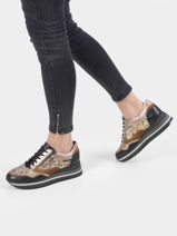 Olimpia Sneakers Uit Leder Mephisto Rood women OLIMPI-S-vue-porte