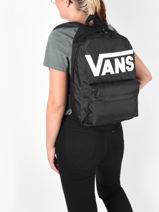 Rugzak 1 Compartiment Vans Zwart backpack VN0A5KHP-vue-porte