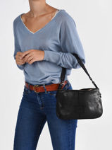 Cross Body Tas Heritage Leder Biba Oranje heritage BT18-vue-porte