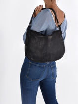 Cross Body Tas Heritage Leder Biba Oranje heritage BT17-vue-porte