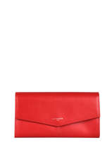 Grote Portefeuille Charlotte Leder Le tanneur Rood charlotte TOTT3302