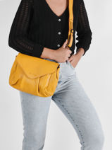 Cross Body Tas M Suzon Leder Paul marius Geel vintage M-vue-porte