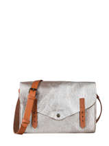 Cross Body Tas L'indispensable Argento Leder Paul marius Grijs argento INDISARG
