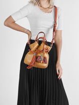 Bucket Bag S Premier Flirt Python Cuir Lancel Veelkleurig premier flirt A11752-vue-porte
