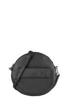 Cross Body Tas Dorine Leder Nathan baume Zwart nathan 96KW3061