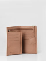 Portefeuille Nathan baume Bruin grained 410N-vue-porte