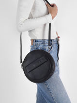 Cross Body Tas Dorine Leder Nathan baume Roze nathan 96KW3061-vue-porte