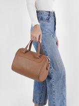 Handtas Scarlett Leder Nathan baume Bruin riders 19-01-vue-porte