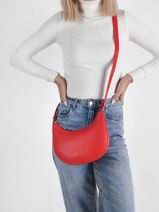 Cross Body Tas Dallas Leder Nathan baume Rood n city 43-vue-porte