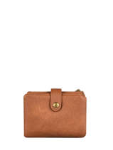 Portemonnee Met Kaarthouder Soft Mandoline Bruin soft 376