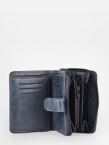 Portefeuille Gracieuse Hexagona Blauw gracieuse 318189-vue-porte