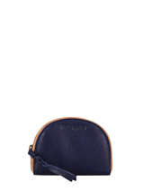 Portefeuille Manon Leder Paul marius Blauw vintage MANON