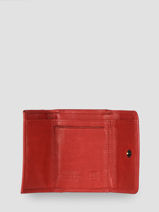 Portemonnee Marina Leder Katana Rood marina 753031-vue-porte
