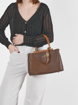 Handtas S Azalie Ted lapidus Bruin azalie TLHF9583-vue-porte