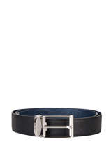 Verstelbare Herenriem Leder Montblanc Zwart belts 118438
