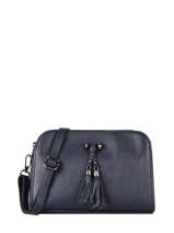 Cross Body Tas Caviar Leder Milano Blauw caviar CA21101