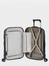 Harde Reiskoffer C-lite Samsonite Blauw c-lite CS2004-vue-porte