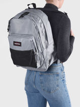 Rugzak Pinnacle Eastpak Zilver pbg authentic PBGK060-vue-porte