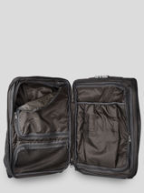 Handbagage Double Tranverz Eastpak Grijs authentic luggage EK0A5B87-vue-porte