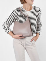 Longchamp Le foulonn Schoudertas Grijs-vue-porte