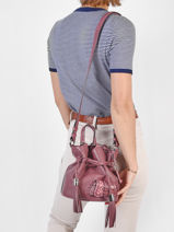 Bucket Bag S Premier Flirt Python Leder Lancel premier flirt A10528-vue-porte