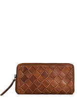 Portefeuille Heritage Leder Biba Bruin heritage LEI3L