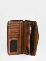 Portefeuille Heritage Leder Biba Bruin heritage LEI3L-vue-porte