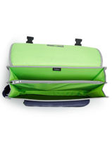 Boekentas 2 Compartimenten Kipling Blauw back to school / pbg PBG12074-vue-porte