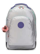 Rugzak Class Room 2 Compartimenten Kipling Zilver back to school / pbg PBGI4053