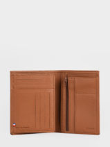 Portefeuille/ Portemonnee Leder Etrier Bruin madras EMAD271-vue-porte