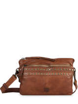 Cross Body Tas Heritage Leder Biba Bruin heritage SHR2L