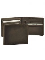 Portefeuille Soft Vintage Leder Lancaster Bruin soft vintage homme 120-11