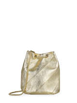 Bucket Bag Nine Leder Milano Goud nine NI21124