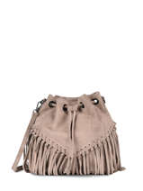 Schoudertas Velvet Sude Milano Beige velvet VE21063
