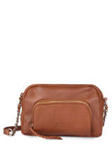 Cross Body Tas Pop Leder Basilic pepper Bruin pop - 00BPOC45