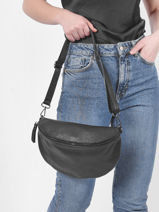 Heuptasje Caviar Leder Milano Zwart caviar CA21123-vue-porte