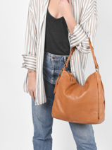 Schoudertas Just Jolie Leder Burkely Bruin just jolie 84-vue-porte