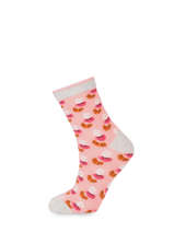 Chaussettes Cabaia Roze socks MIC-vue-porte