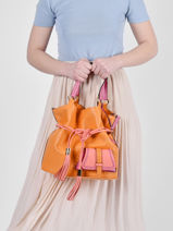 Bucket Bag M Premier Flirt Leder Lancel Oranje premier flirt A10531-vue-porte
