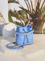 Xs Bucket Bag Ninon Leder Lancel Blauw ninon A11749